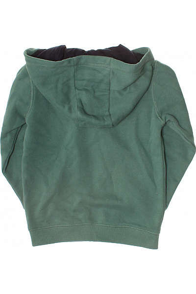 Garcia Dětská Chlapecká Zelená Mikina Zip Kapuce Potisk Dlouhý Ležérní Celoroční Vel. 104/110 | Garcia | obrázek 2