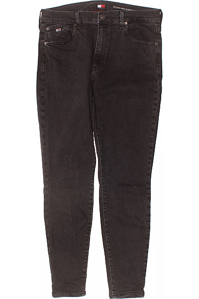 TOMMY HILFIGER Sylvia High Super Skinny Tmavé Seprané Džíny Velikost 32/30