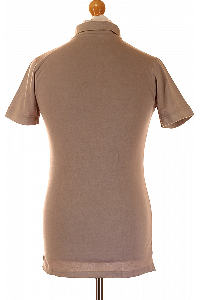 crone Pánské hnědé polo tričko s krátkým rukávem a límečkem basic Velikost m | crone | obrázek 3