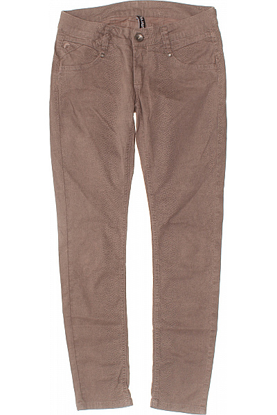 Gang Dámské Hnědé Skinny Džíny Se Vzorem Strečové úzké Velikost S