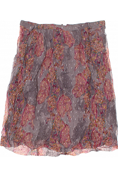 NOA NOA Viskózová sukně šedá květinová vzorovaná průsvitná krátká Vel. M | NOA NOA | obrázek 2