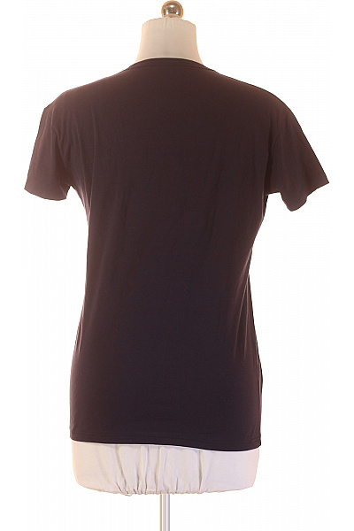 U.S.POLO ASSN. Dámské bavlněné tričko V-výstřih krátký rukáv jednobarevné basic Velikost l | U.S.POLO ASSN. | obrázek 2