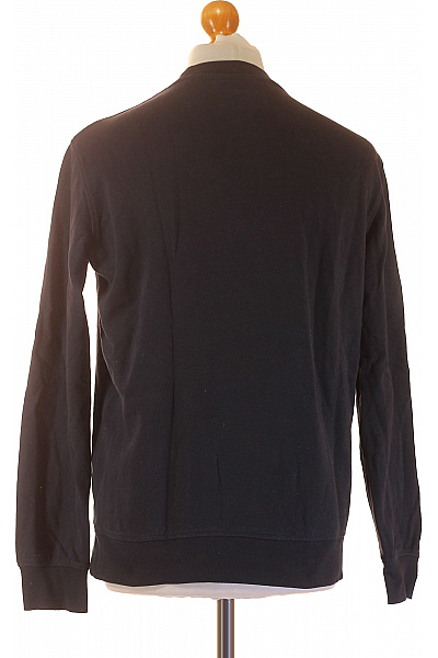 Marc O´Polo Pánská bavlněná tmavě modrá mikina bez kapuce s potiskem streetwear Velikost s | Marc O´Polo | obrázek 2