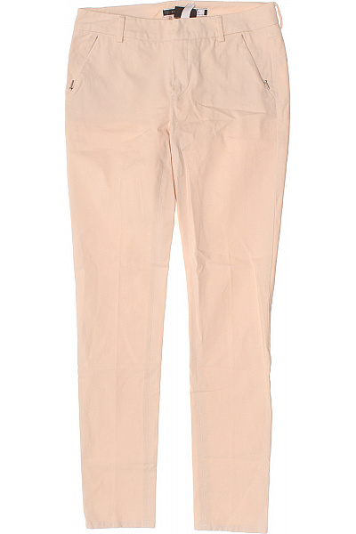 sportmax Dámské bavlněné chinos kalhoty béžové rovné ležérní s kapsami Vel. 27 | sportmax | obrázek 2