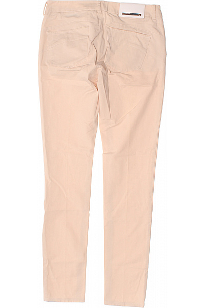 sportmax Dámské bavlněné chinos kalhoty béžové rovné ležérní s kapsami Vel. 27 | sportmax | obrázek 3