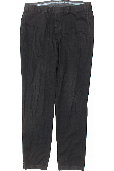 Hiltl Pánské Chino Kalhoty Tmavé Rovné Ležérní S Kapsami Velikost L