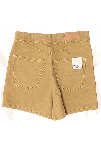 Esprit Dámské béžové džínové kraťasy s vysokým pasem knoflíky Vel. 27 | Esprit | obrázek 2