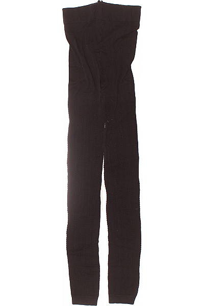 Dámské černé silonky vzorované s copánkovým pletením | Unimoda | obrázek 2