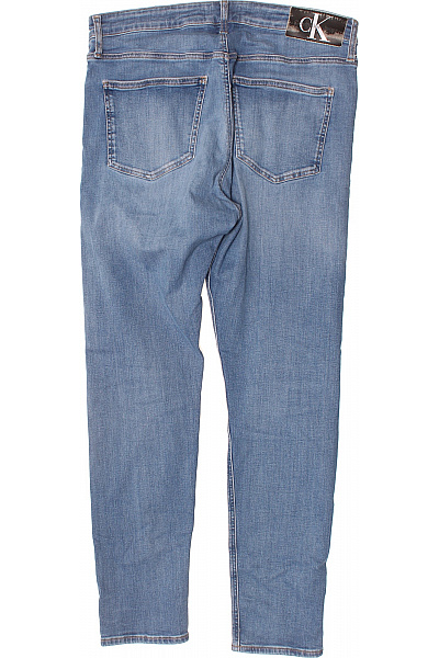 Calvin Klein Modré strečové džíny seprané rovné s kapsami Vel. 36 | Calvin Klein | obrázek 2