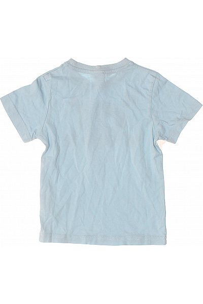 HM  Dětské Chlapecké SvětleModré Tričko Lebka Kostra Kostičky Velikost 92 | HM  | obrázek 3