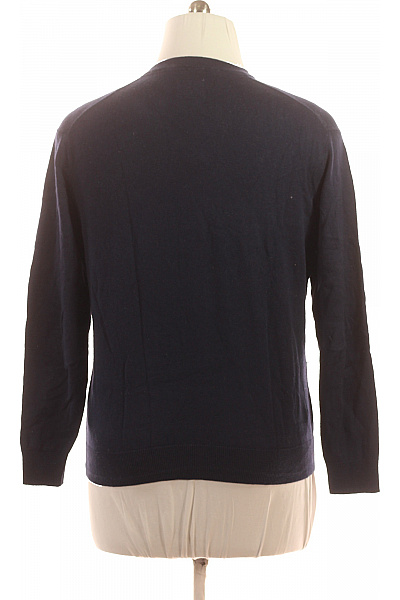 Pepe Jeans Pánský tmavě modrý svetr přes hlavu s výstřihem do V basic Velikost L | Pepe Jeans | obrázek 2