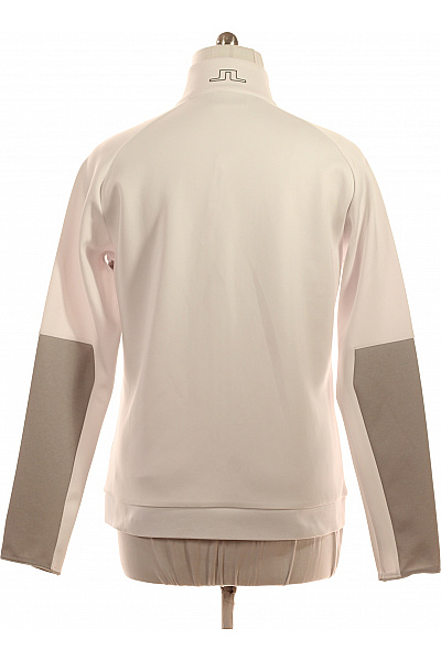 J.Lindeberg Bílá Šedá sportovní mikina na zip se stojáčkem s dlouhým rukávem Vel. xl | J.Lindeberg | obrázek 2