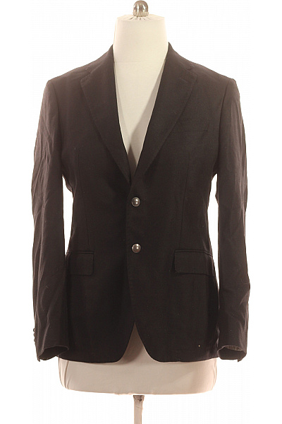 Hugo Boss Vlněné černé sako volnočasové elegantní dvouřadé knoflíky na běžné nošení Vel. 52 | Hugo Boss | obrázek 2