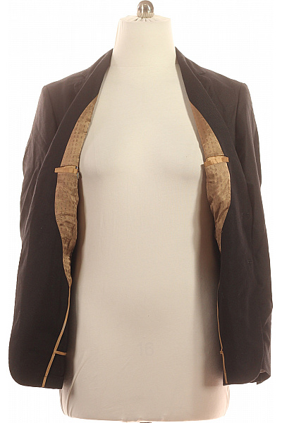 Hugo Boss Vlněné černé sako volnočasové elegantní dvouřadé knoflíky na běžné nošení Vel. 52 | Hugo Boss | obrázek 4