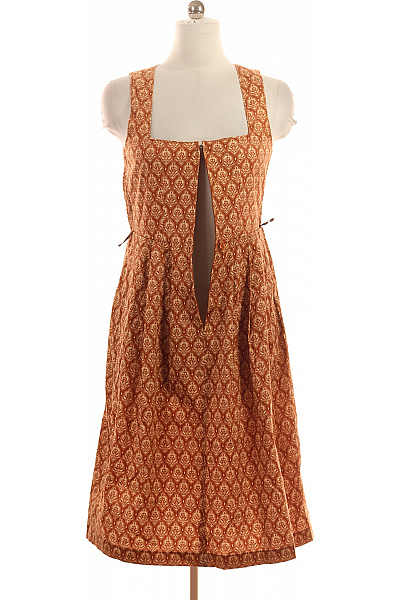 Trachtenmanufaktur šaty Bez Rukávů S Potiskem Letní Volnočasové Vel. 40