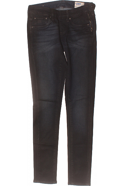 Dámské tmavě modré džíny skinny strečové ležérní s kapsami Vel. S | Unimoda | obrázek 2