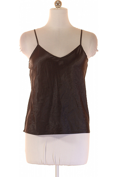 Lascana Dámská Saténová Košilka Černá Špagetová Ramínka V-výstřih Vel. 40 | Lascana | obrázek 2