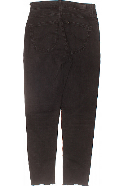 Lee  Dámské bavlněné černé džíny vyžehlené střih mom s vysokým pasem Vel. XXS | Lee  | obrázek 2