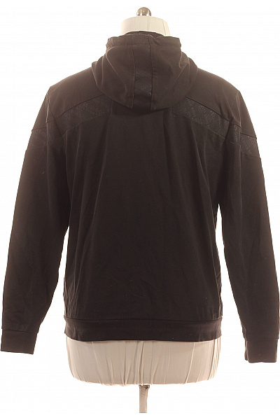 Hugo Boss Pánská bavlněná černá jednobarevná mikina s kapucí na zip Velikost l | Hugo Boss | obrázek 2