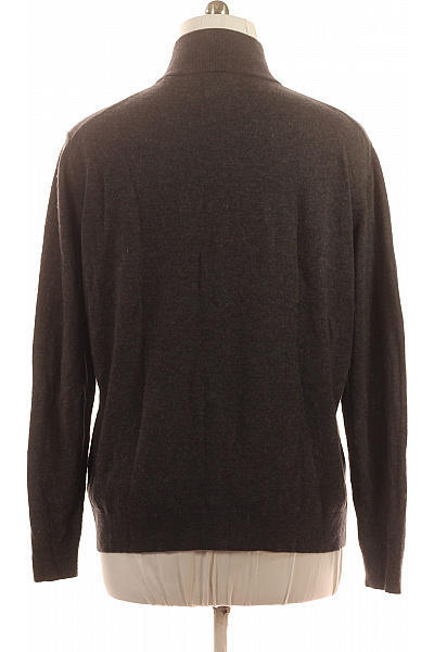 GANT Pánský tmavě šedý kardigan na zip se stojáčkem elegantní Velikost 2xl | GANT | obrázek 2