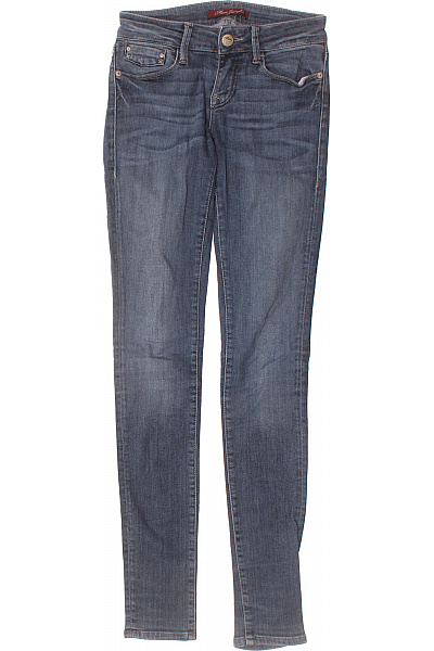 MAVI Dámské Bavlněné Modré Džíny Strečové Skinny Seprané Velikost 24/32