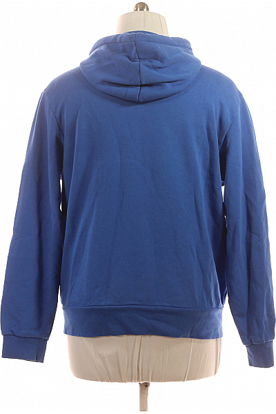 LACOSTE Pánská modrá mikina s kapucí klokaní kapsou jednobarevná streetwear Velikost xl | LACOSTE | obrázek 2