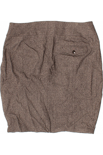 Karen Millen Vlněná krátká pouzdrová sukně hnědá elegantní business Velikost 40 | Karen Millen | obrázek 3