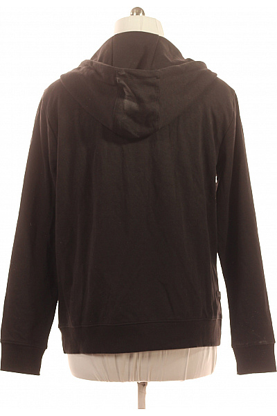 Sublevel Pánská tmavě hnědá mikina s kapucí a potiskem na zip Vel. XL | Sublevel | obrázek 2