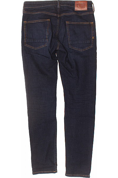 Scotch & Soda Pánské tmavě modré džíny rovné kapsy na knoflíky klasické Velikost 32/34 | Scotch & Soda | obrázek 2