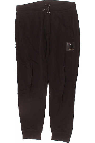 ARMANI Pánské černé tepláky s kapsami volné sportovní pohodlné na zavazování Velikost m | ARMANI | obrázek 2