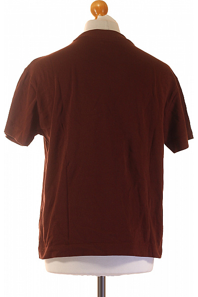 John Richmond Pánské hnědé tričko s krátkým rukávem a nápisem basic Vel. M | John Richmond | obrázek 3