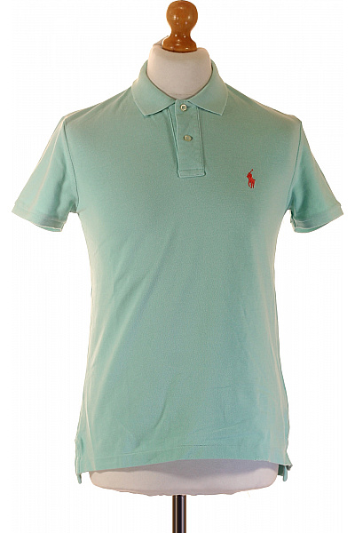 Ralph Lauren Bavlněné světle zelené polo tričko s krátkým rukávem a výšivkou Vel. m | Ralph Lauren | obrázek 2
