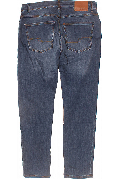 hechter Pánské džíny modré rovné seprané klasické s kapsami Vel. 33/30 | hechter | obrázek 2