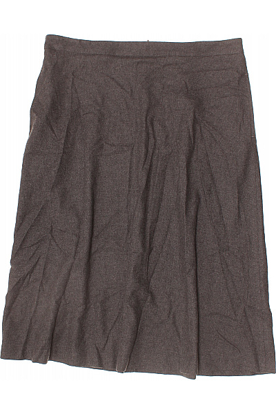 GANT Vlněná hnědá midi sukně podzimní zimní business rozšířená Velikost 40 | GANT | obrázek 2