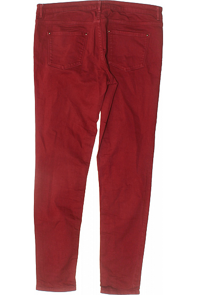 massimo dutti Dámské bavlněné červené strečové skinny džíny Velikost 42 | massimo dutti | obrázek 2