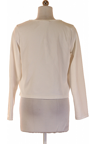 VILA Dámský bílý kardigan propínací žebrovaný elegantní jarní Vel. S | VILA | obrázek 2