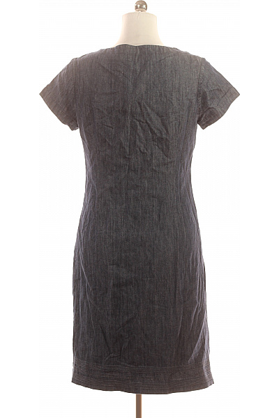 BODEN Dámské bavlněné džínové šaty pouzdrové krátký rukáv denní jednoduché ke kolenům Vel. 42 | BODEN | obrázek 3