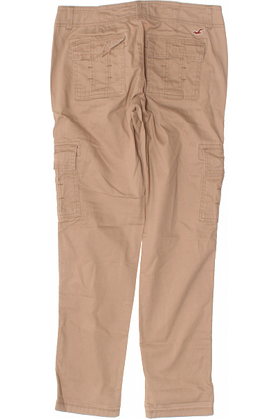 Hollister Bavlněné cargo kalhoty béžové volnočasové s kapsami rovné Velikost 24 | Hollister | obrázek 3