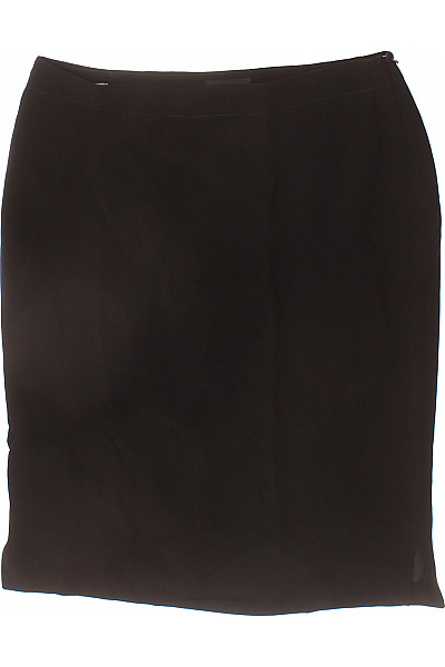 COMMA Dámská pouzdrová sukně elegantní business černá acetátová splývavá ke kolenům Vel. 40 | COMMA | obrázek 2