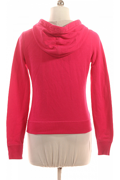 Abercrombie&Fitch Dámská růžová mikina s kapucí a klokaní kapsou přes hlavu streetwear Vel. m | Abercrombie&Fitch | obrázek 3