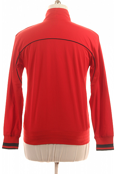 Nike Pánská červená sportovní mikina na zip s dlouhým rukávem a stojáčkem Velikost m | Nike | obrázek 2