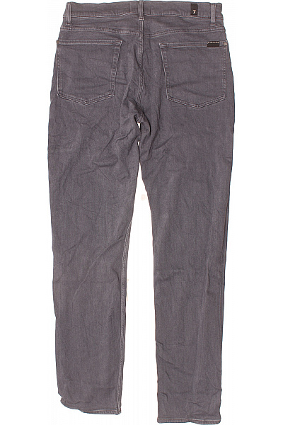 Pánské šedé strečové džíny slim fit s kapsami Vel. 33 | Unimoda | obrázek 2