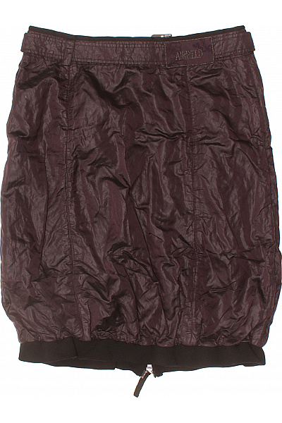 AIRFIELD Dámská tmavě fialová krátká balonová sukně se zipem a kapsami Vel. 38 | AIRFIELD | obrázek 3