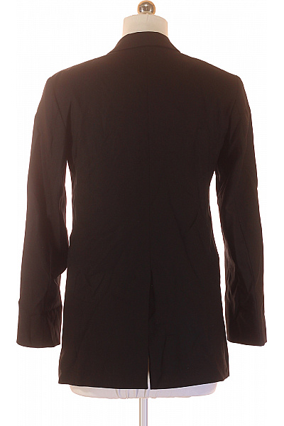 COS Dámské černé sako elegantní business jednořadé s jedním knoflíkem prodloužené Velikost M | COS | obrázek 2