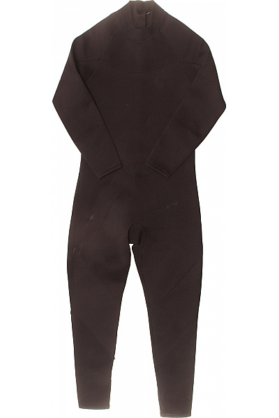 Dámský Neoprenový Overal Dlouhý Rukáv Tmavě Hnědý Velikost S