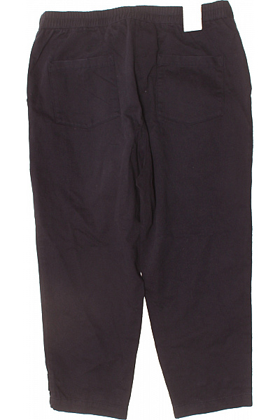 JACK & JONES Pánské černé volnočasové kalhoty s mašlí a knoflíky pod kolena Velikost 34 | JACK & JONES | obrázek 3