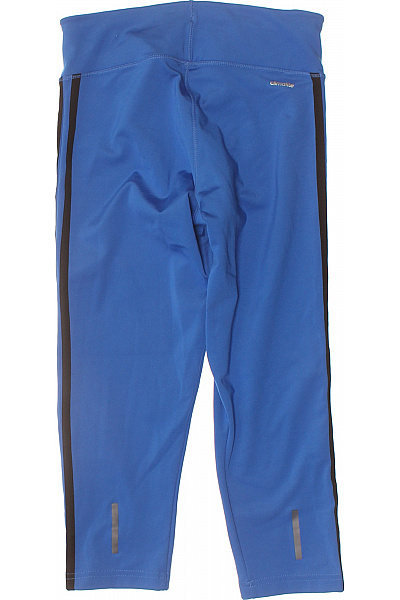 ADIDAS Dámské modré sportovní tříčtvrteční legíny pruhované fitness Vel. XS | ADIDAS | obrázek 3