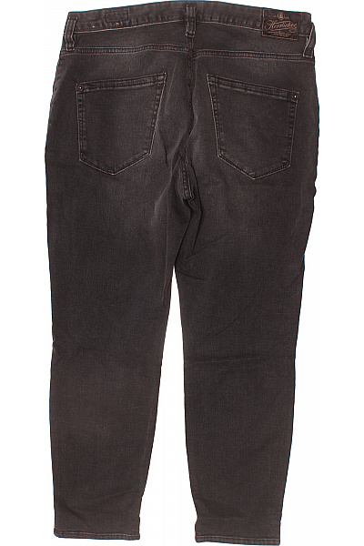 Herrlicher Dámské černé seprané strečové úzké džíny s kapsami na knoflíky Vel. 31 | Herrlicher | obrázek 2