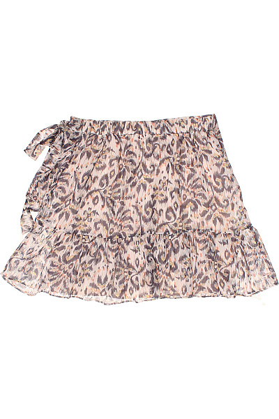 NAF NAF Dámská polyesterová krátká vzorovaná průsvitná letní sukně Velikost 38 | NAF NAF | obrázek 3