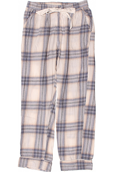 Dámské kostkované pyžamové kalhoty s mašlí Vel. s | Unimoda | obrázek 2